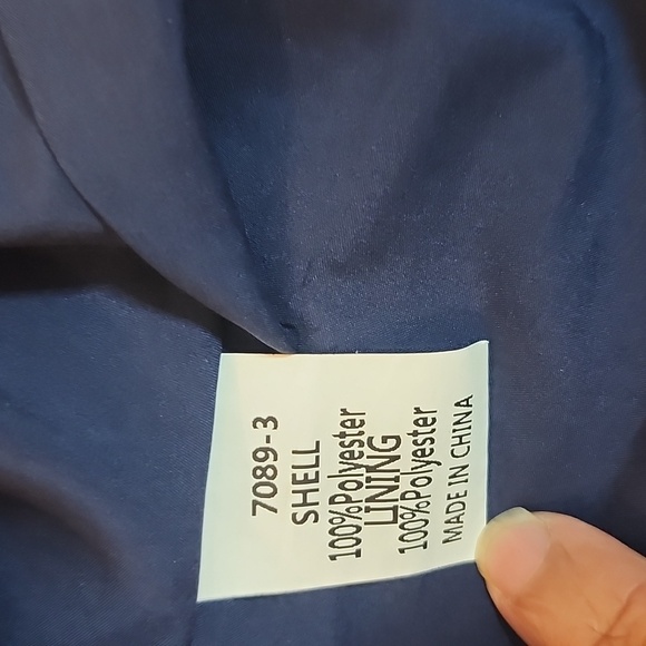 P Prettygarden Elegant Navy Blue Ruffle Dress - Picture 6 of 8